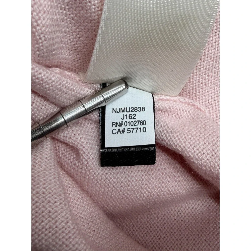 Kate Spade Sweater Womens Medium Pink Rosy Dawn Kati Cardigan Beaded‎ Holiday